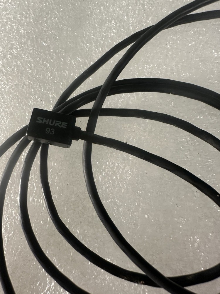 Shure WL93 Lav Mic – Compact, Clear Sound, Includes Clip & Windscreen.