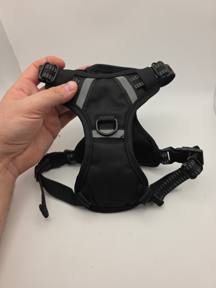 Nib Gorilla Grip Dog Harness No-Pull Black Comfortable Durable Handle Small