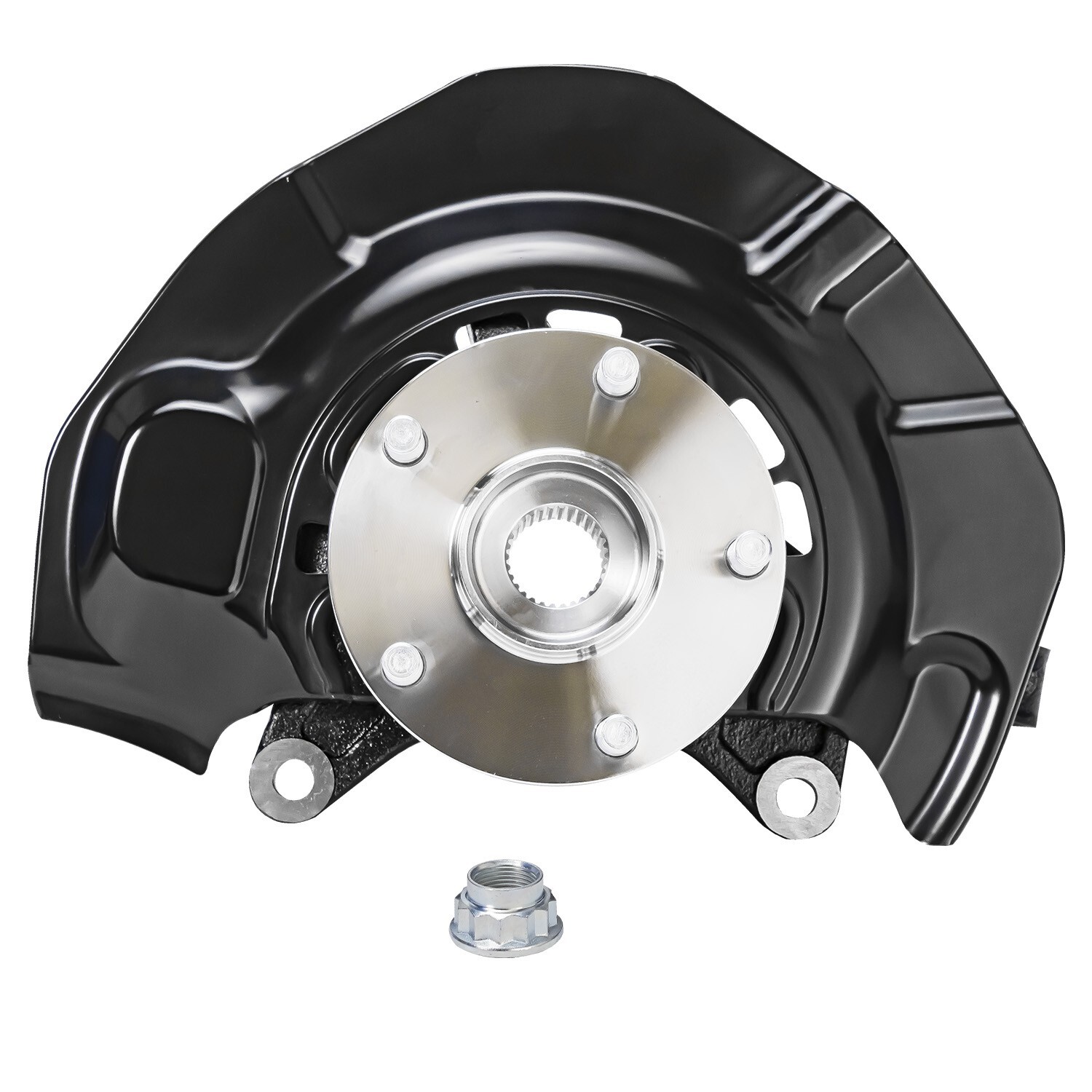 Front Steering Knuckles and Wheel Hub Bearings Set for Toyota Camry Lexus ES350