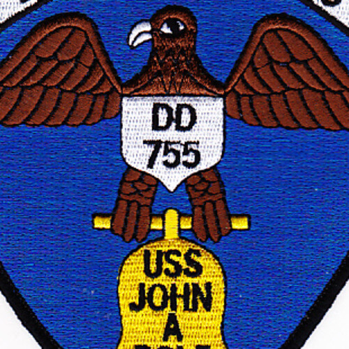 USS John A. Bole DD-755 Destroyer Ship Patch