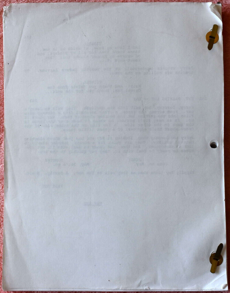 Jerry Maguire Original Screenplay Script by Cameron Crowe