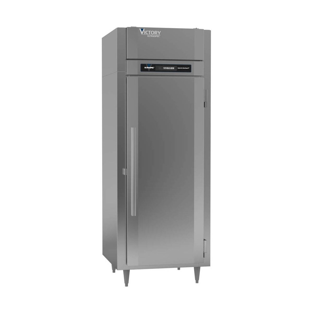 Victory FS-1D-S1-EW-PT-HC 31" 2-Solid Door Pass-Thru Freezer, Top Mounted, 26...