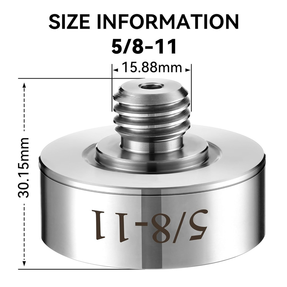 Grinder Lock to 5/8''-11 Thread, Compatible with XLOCK Angle Grinder Cutting Bla
