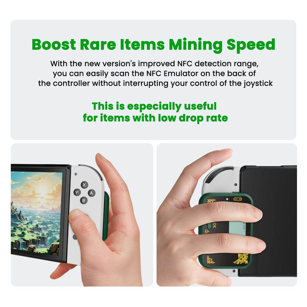 NFC Emulator, Store 3000 NFC Data, Support Ulimited Scan, 1.2" Screen, Easy B...