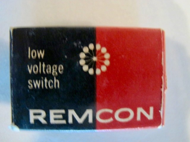 REMCON LOW VOLTAGE SWITCH S-1- NEW IN BOX- FREE SHIP.