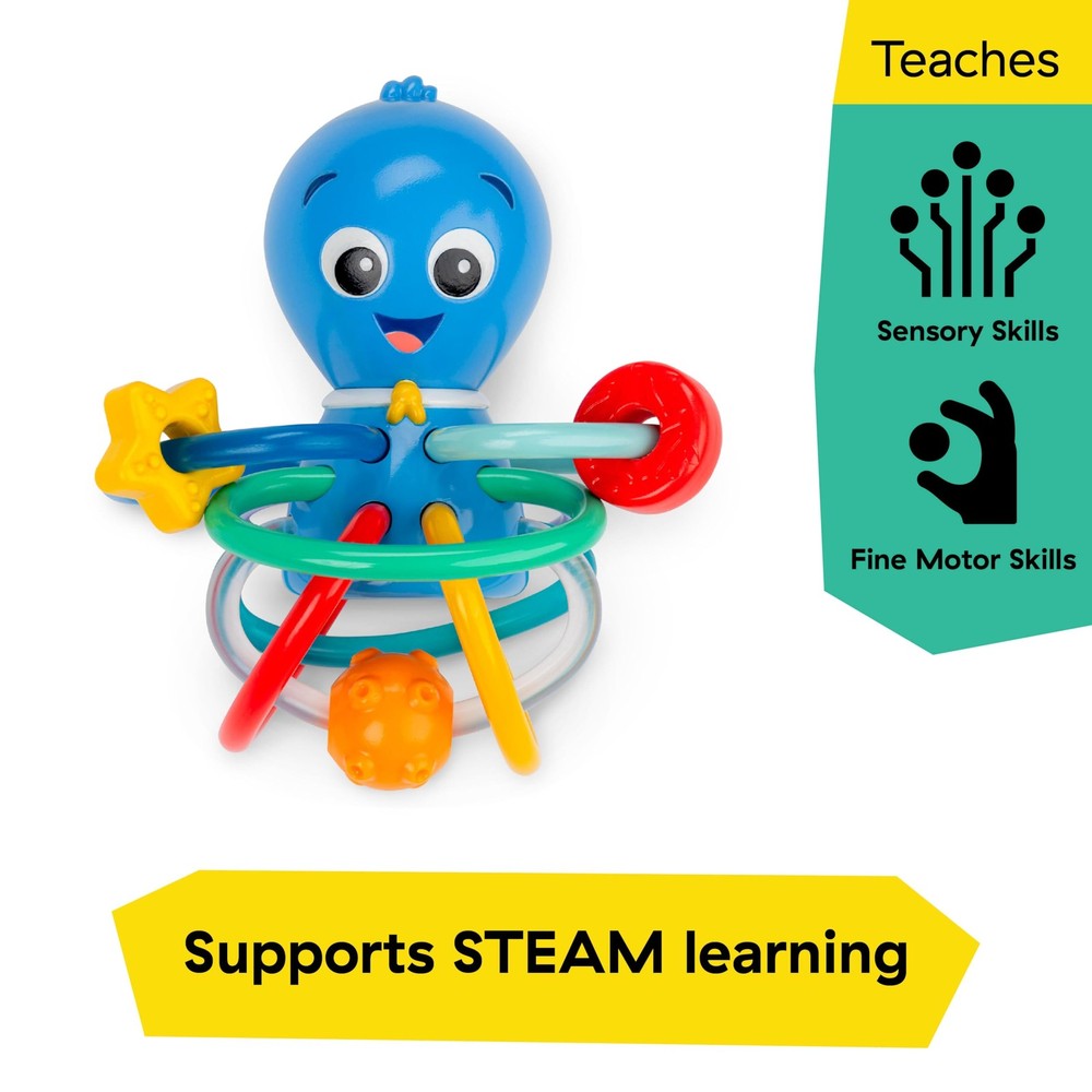 Baby Einstein Ocean Explorers Opus’s Shake & Rattle & Soothe Teether