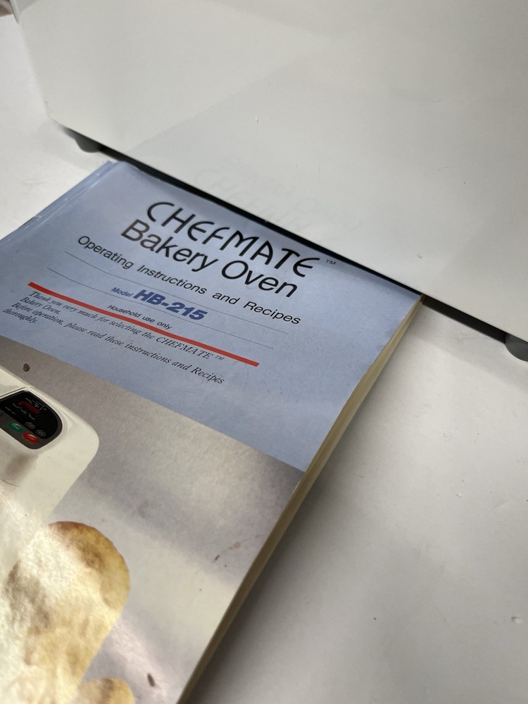 Chefmate HB-215 Bakery Oven Bread Maker Unused Open Box