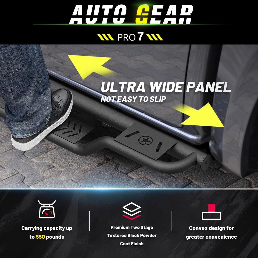 Sides Step Nerf Bars Running Boards For 2009-2018 Dodge Ram 1500 Regular Cab