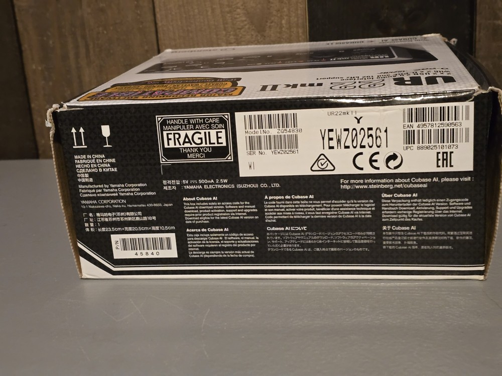 Steinberg UR22 MKII - USB Digital Audio Recording Interface