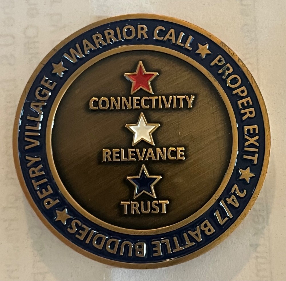 Fehertys Troops First Foundation challenge coin