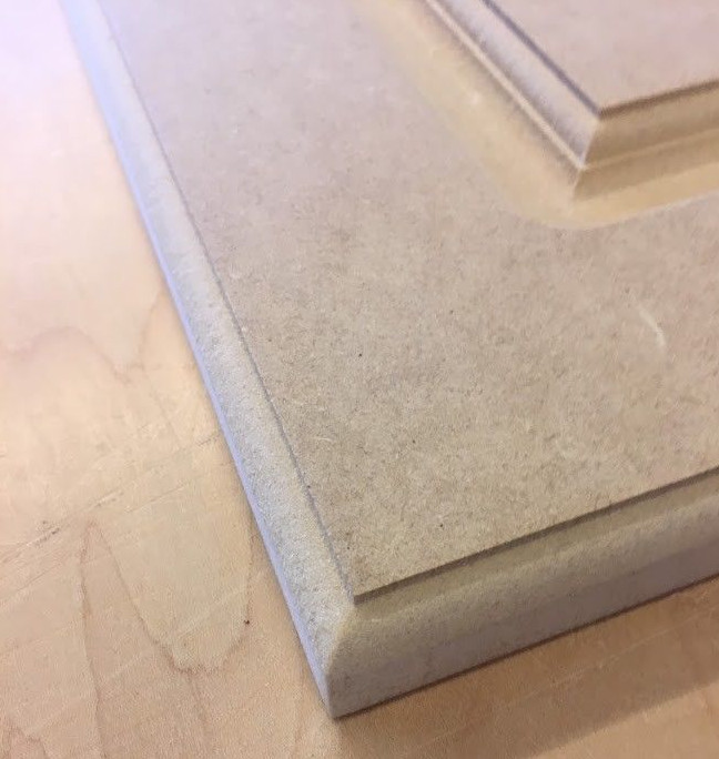 Custom, cut to size, MDF replacement raised panel cabinet door and drawer fronts