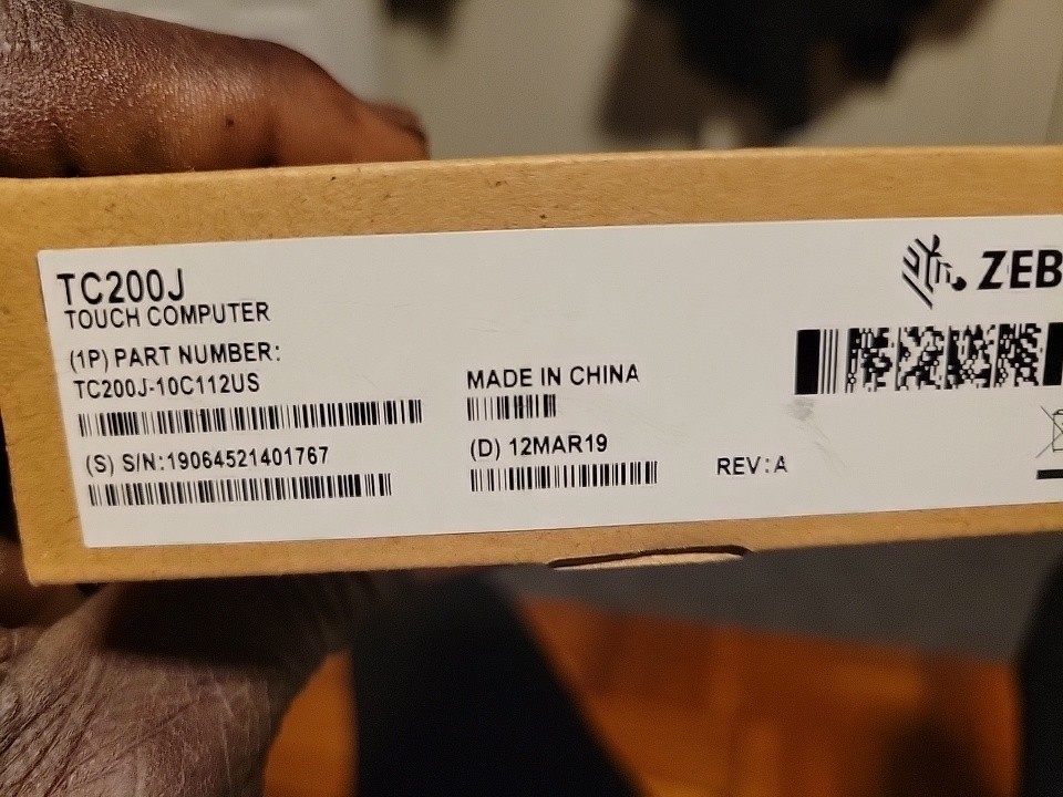Zebra TC200J Handheld Barcode Scanner Mobile Computer TC200J-10C112US Bundle