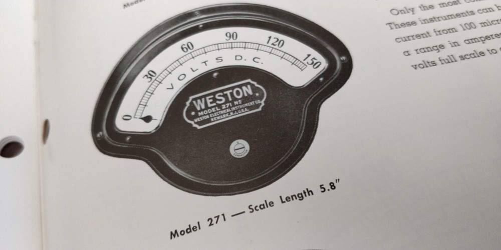 1960 ~ DAYSTROM ~ Catalog ~ Switchboard Instruments Weston