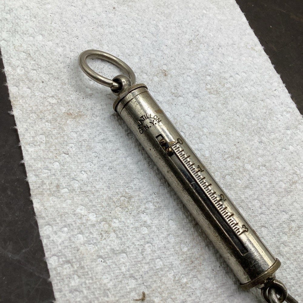 Vintage CHATILLON 3 Pound Hanging Fish Scale
