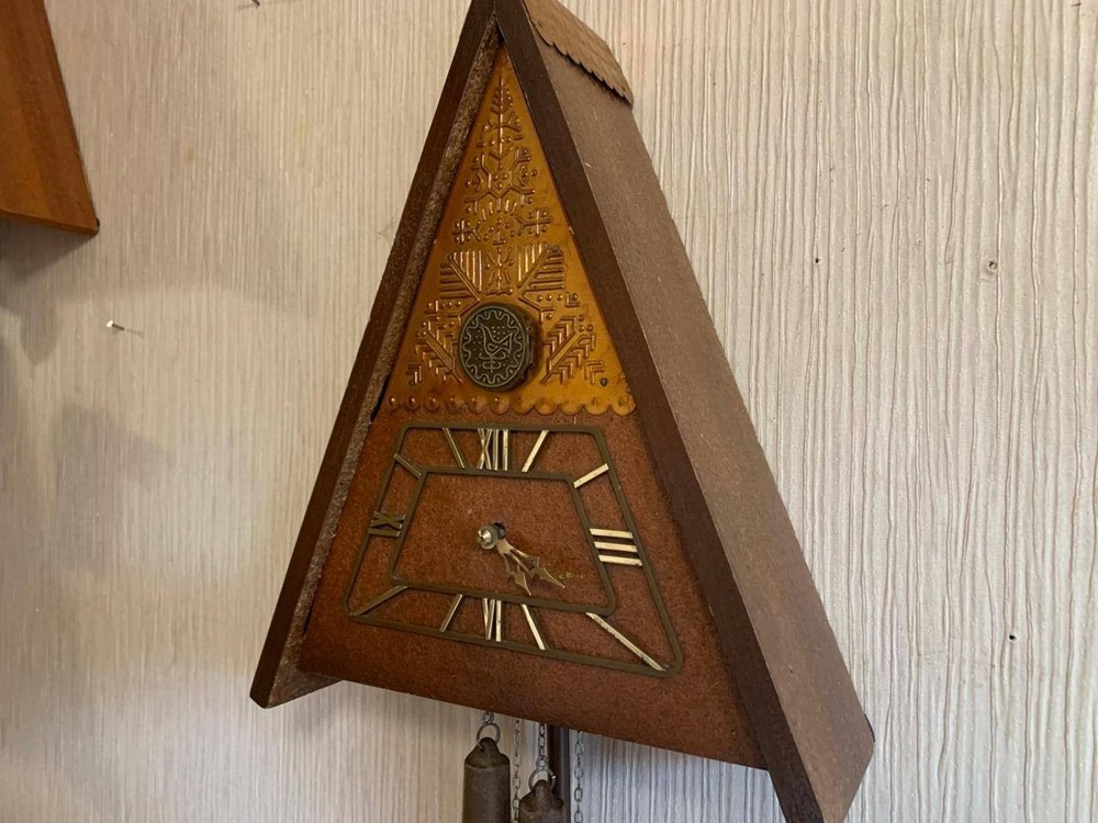 Soviet Vintage Cuckoo clock, USSR clock, Soviet working clock, Mechanical clock
