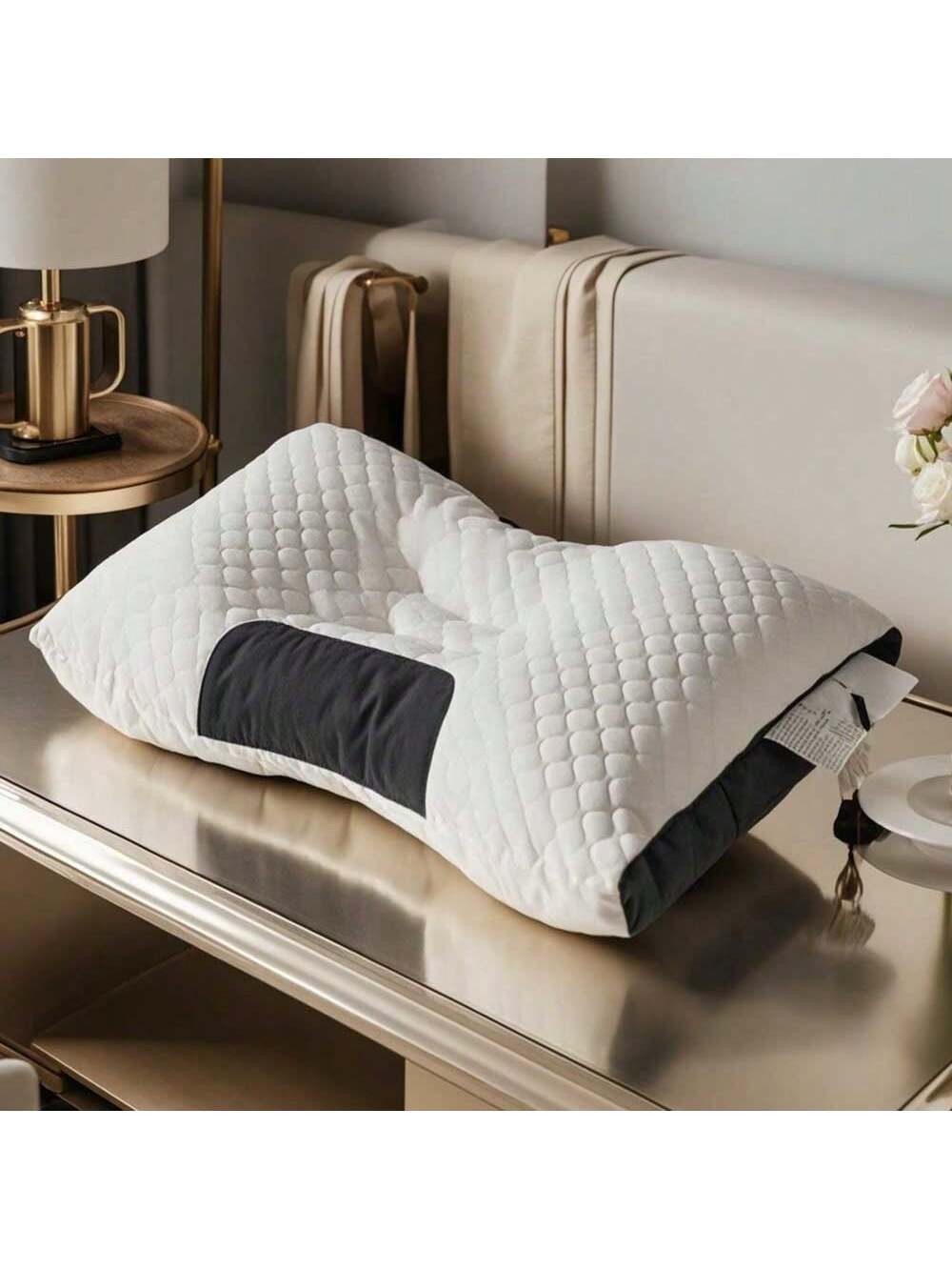 2 PCS Ergonomic Neck Pillow Massage Adjustable Soft Sleeping Pillow 100% UPGRADE