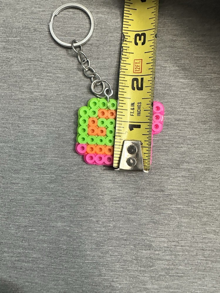 Handmade Beaded Snail Keychains Set of 4, Multicolor
