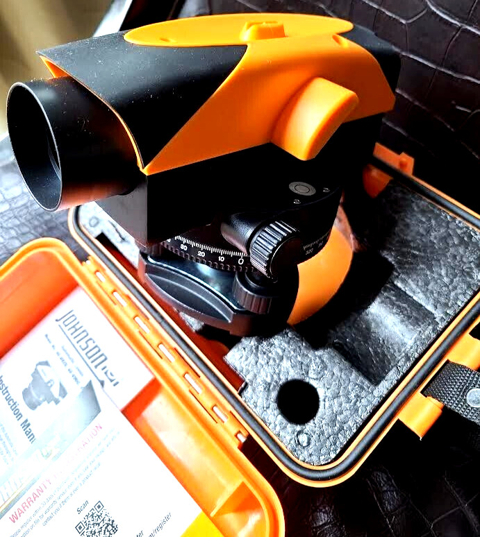 JOHNSON LEVEL 40-6962 AUTOMATIC LEVEL, OPTICAL 32X,  NEW OPEN BOX