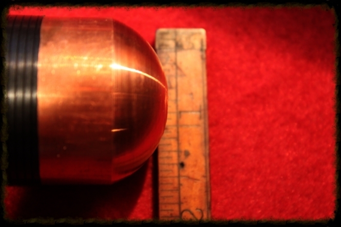 1 1/2" Solid Head Copper Bopper - Copper Billets, Flint knapping, arrowheads