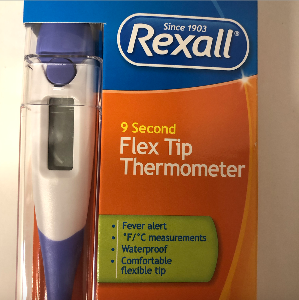New Rexall Thermometer Digital 9 Seconds Reading Waterproof Flex Tip Fast Ship