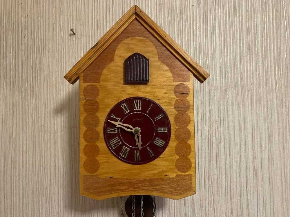 Soviet Vintage Cuckoo clock, USSR clock, Soviet working clock, Working cuckoo