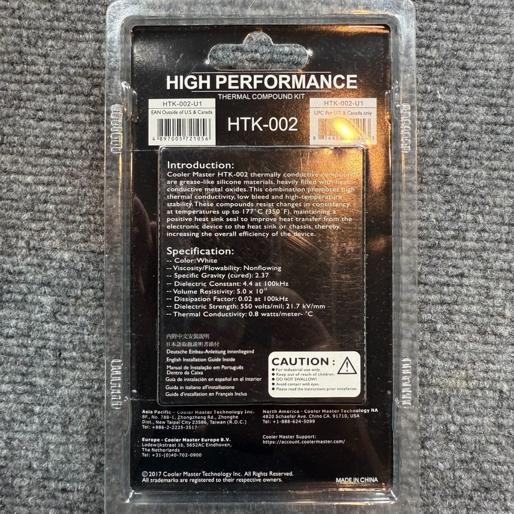 Cooler Master high Performance Compound Kit Syringe