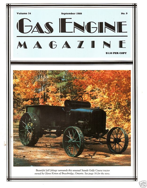 Staude Golf Course Tractor Model T – Bungartz - Fordson Tractor