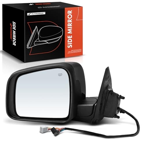 Driver Side Power Door Mirror - Compatible with Dodge Durango Left Driver Side