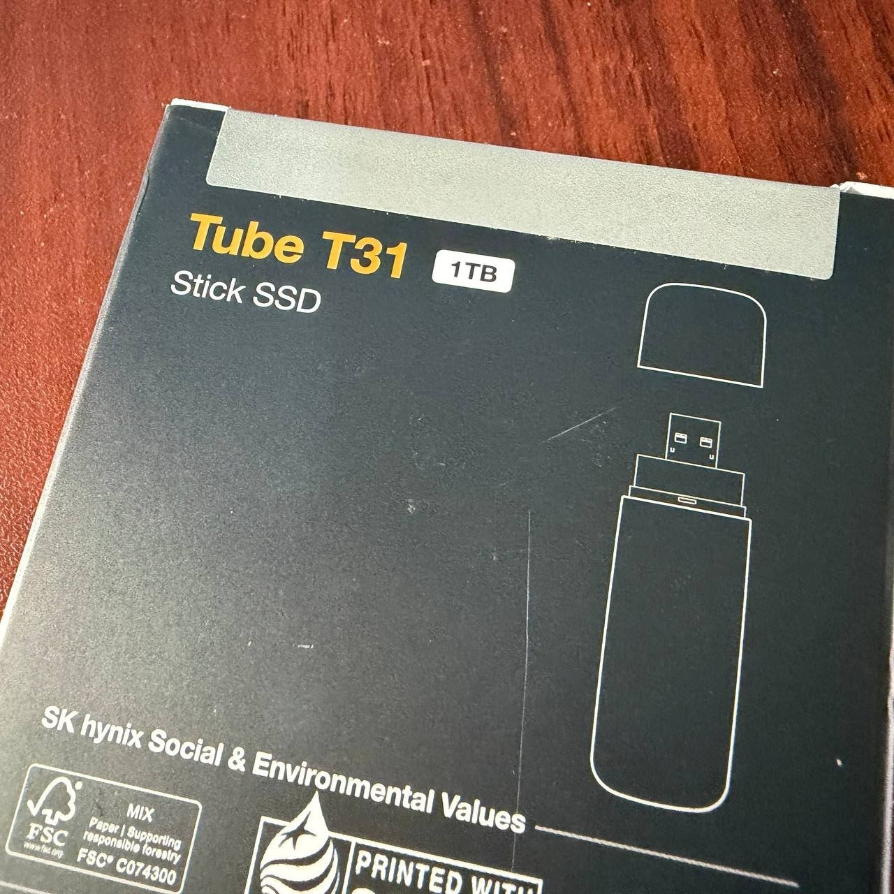 SK Hynix Tube T31 1TB Stick Type USB Portable SSD 1 TB - Brand New Sealed