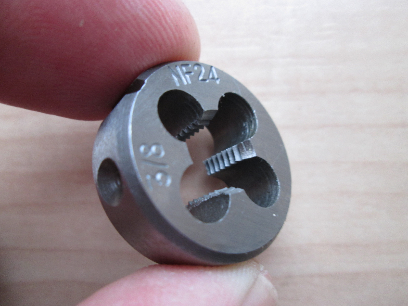 NEW 3/8" 3/8"-24 3/8"-NF24 SAE Die HSS Steel Die, Hand Threading #T16EM