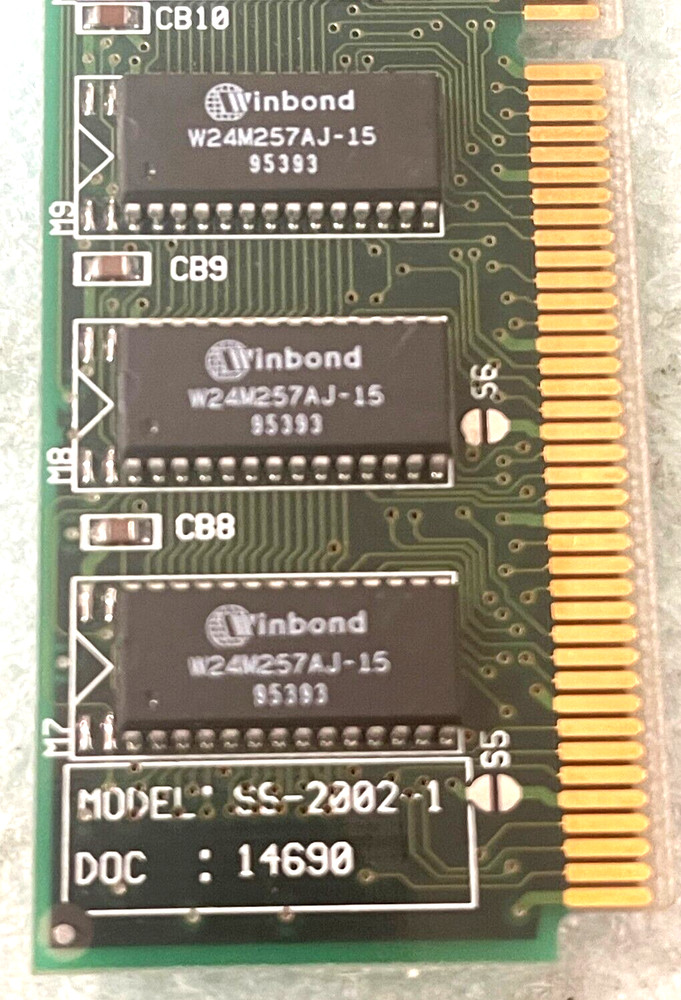 PULLS SS-2002-1 EIGHT CHIP 256K MOTHERBOARD CACHE MODULE RM2-CMP55-3