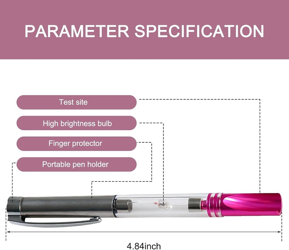 Pack-1 Ignition Test Pen, 4.84" Long Engine Indicator Spark Plug Coil Diagnostic