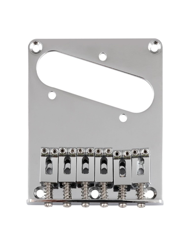 Metallor Guitar Bridge Vintage Style Top Loader or String Chrome