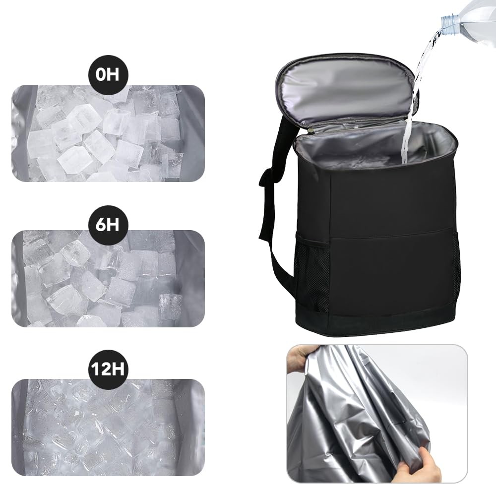 ® Insulated Cooler Backpack, Backpack Cooler, 20 Can Backpack Cooler Leak Pro...