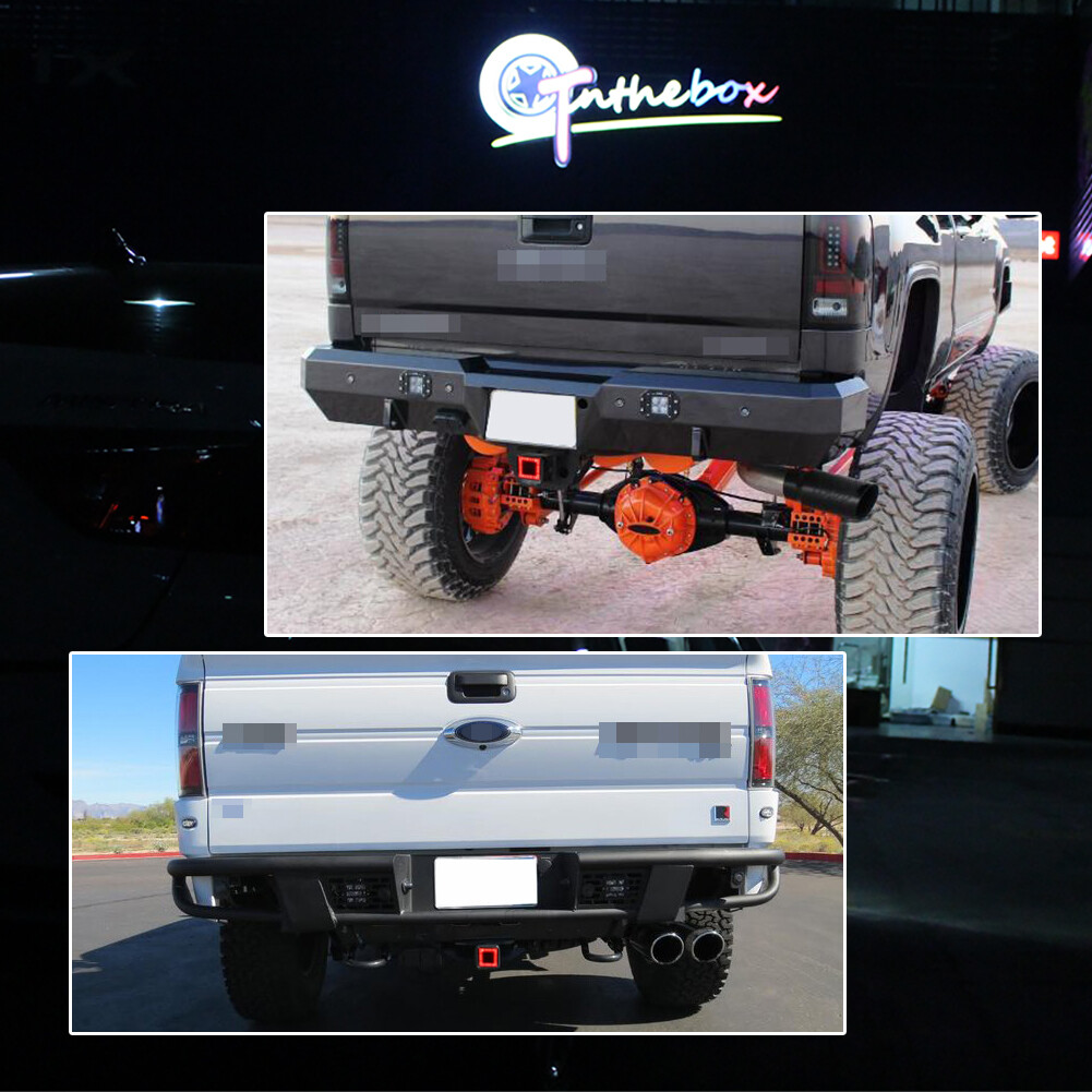 LED RUNNING/BRAKE/REVERSE TOW HITCH COVER LIGHT FOR TRUCK TRAILER 2" RECEIVER