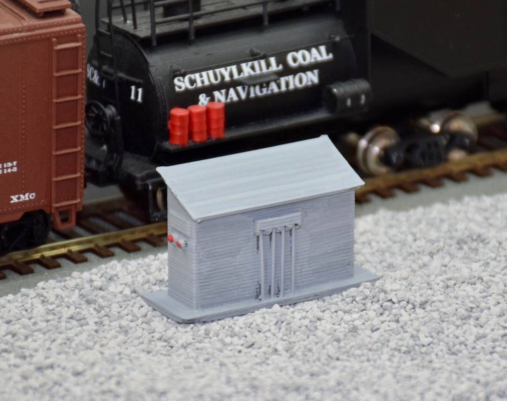 HO Scale Electrical Relay Cabinet Model Railroad Handcrafted Custom Designed