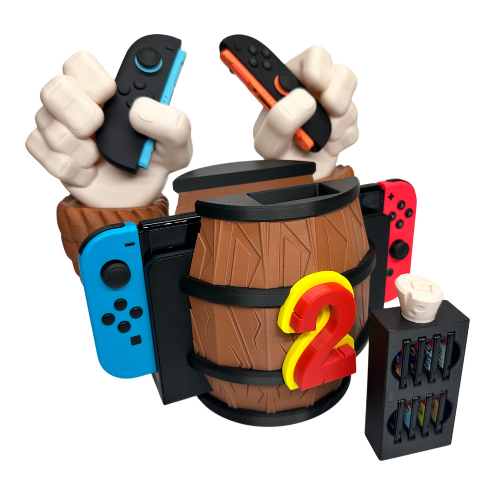 Barrel Grip Stand for Nintendo Switch 1 & 2 – Console Stand Docking Stations