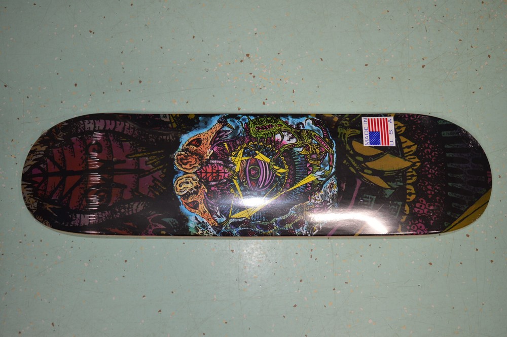 Rainskates skateboard deck, Ltd Edition WONKEE artwork