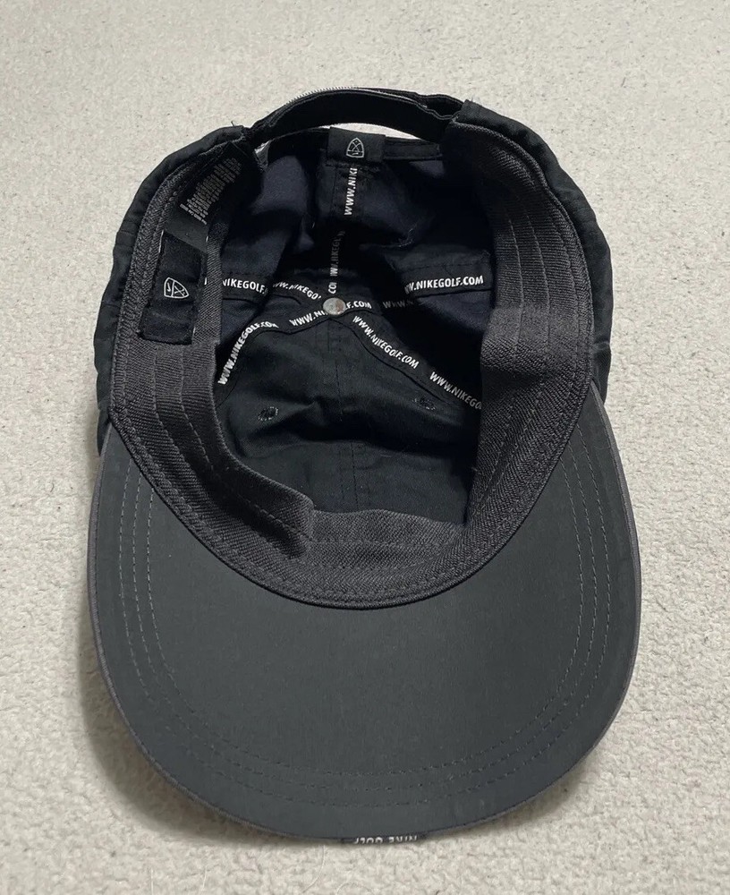 Nike Hat Cap Men's Adjustable Back Black Golf Lightweight