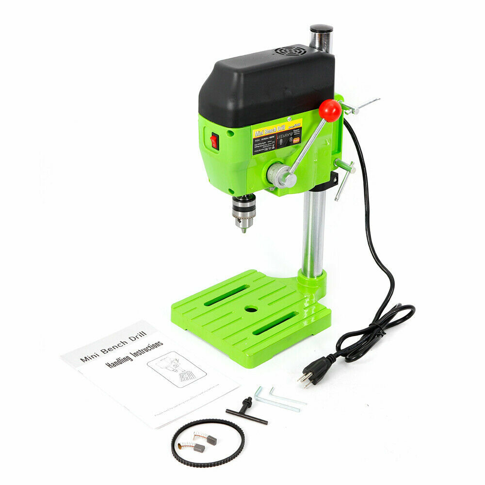 480W High Speed Portable Mini-Bench Drill Press Stand Precision Drilling Machine