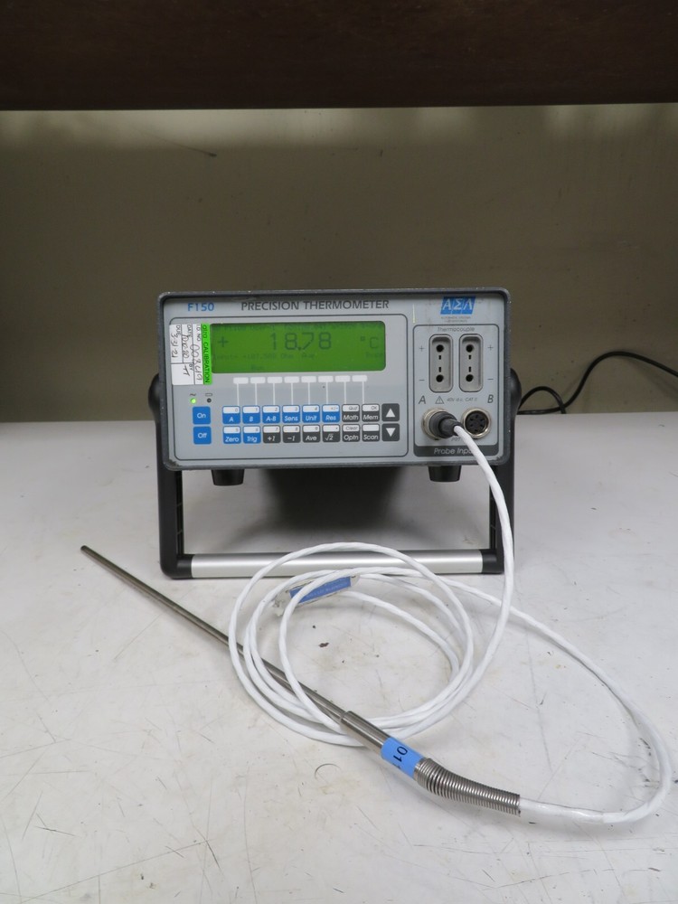 ASL Automatic Systems Laboratories F150 Precision Thermometer Probe w/ Case PD89