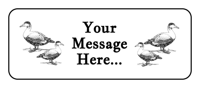 30 personalized Duck, egg carton stickers, labels, tags