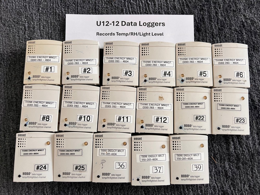 Energy Management: ONSET DATA LOGGERS, excellent condition.