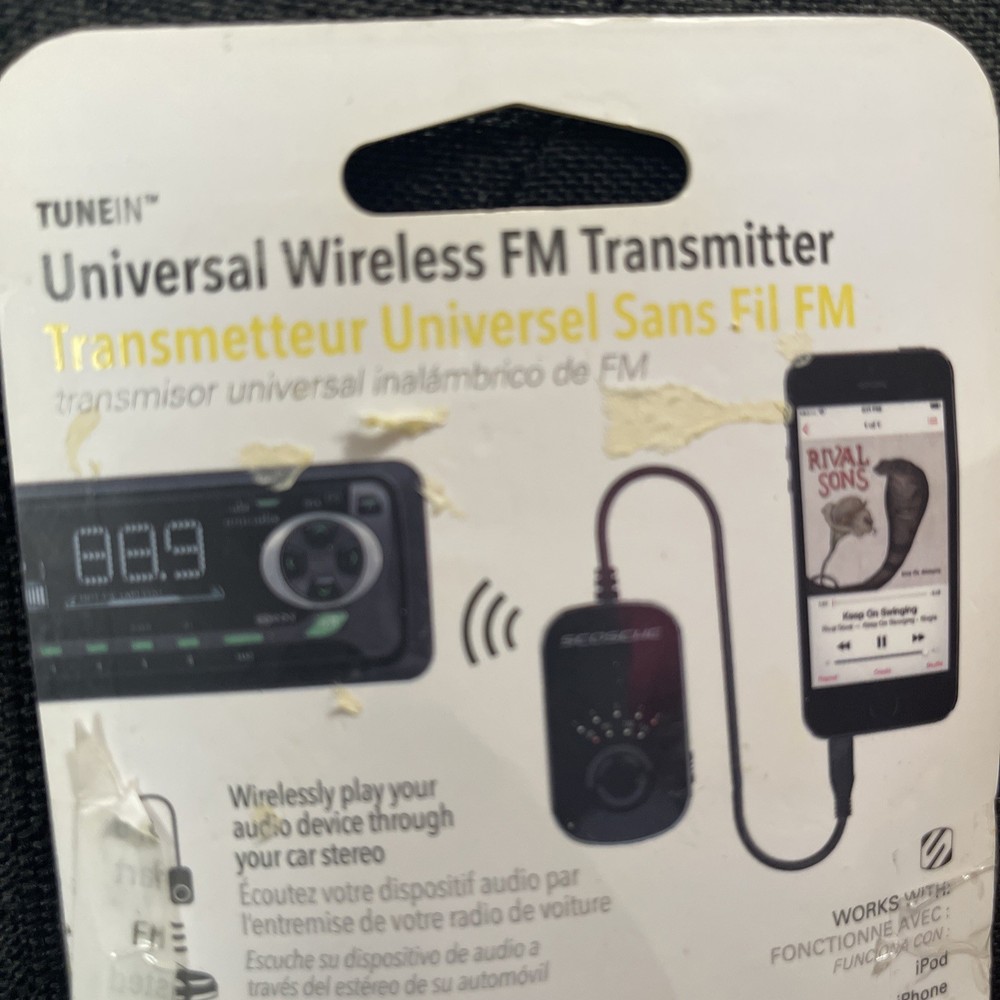 Scosche Universal FM Transmitter to AUX Autodrive Player TUNEIN Converter BXA1