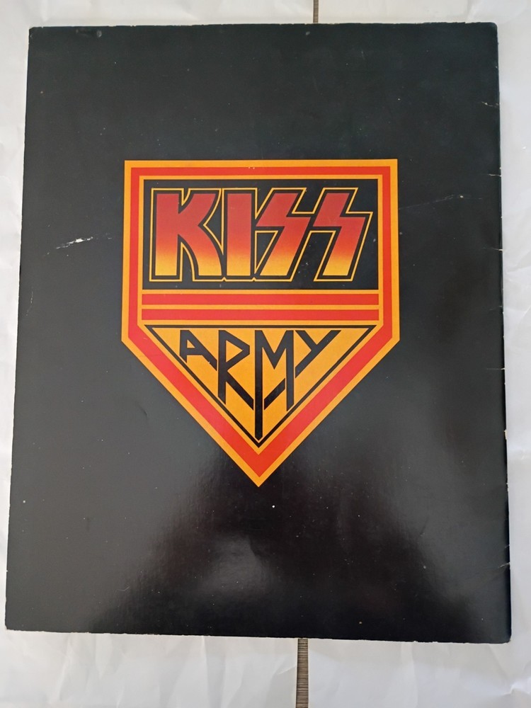 Kiss Lick It Up Tour Book Program 1984 U.S. Version