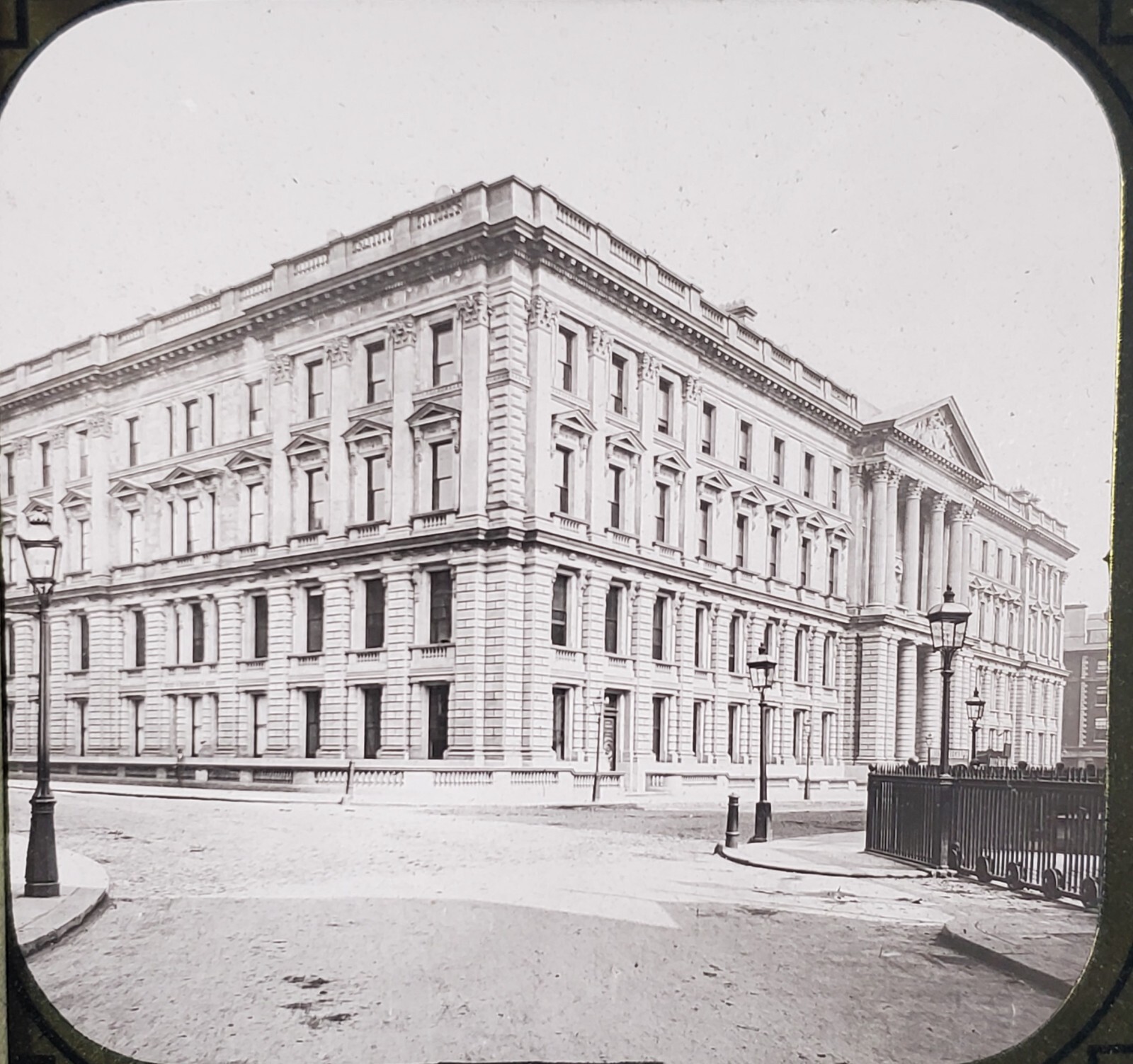 Post Office St Martin Le Grand, London, England, c1900 Magic Lantern Glass Slide