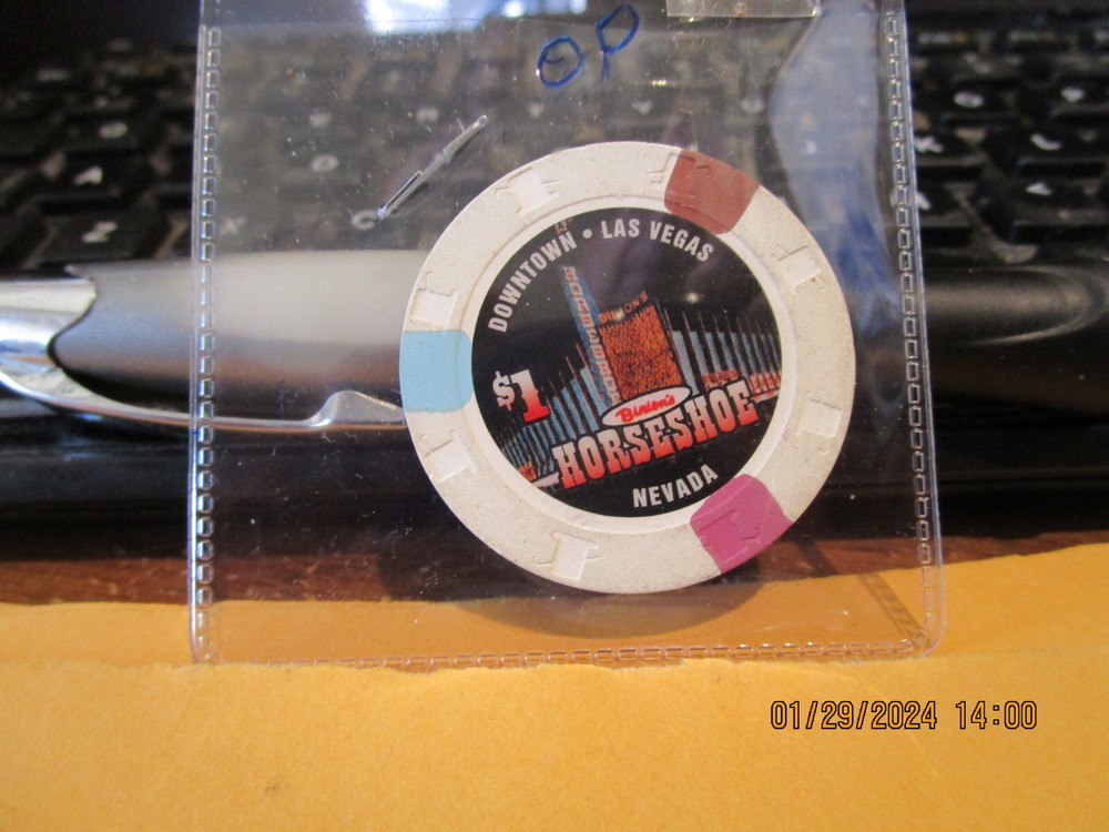 Horseshoe 1 Dollar Chip Mint State +++++