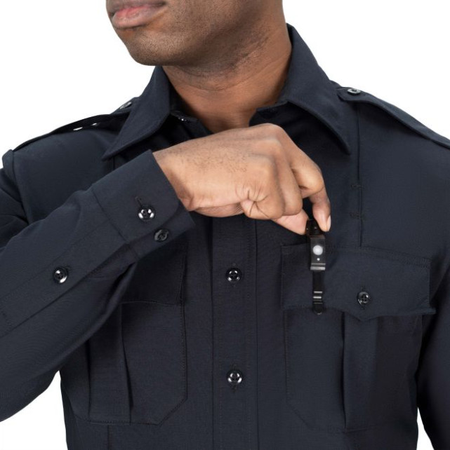 BLAUER 8450 MENS LONGE SLEEVE SHIRT, WOOL BLEND, DARK NAVY