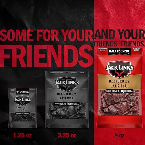 Jack Link's Original Beef Jerky, Half Pound Bag