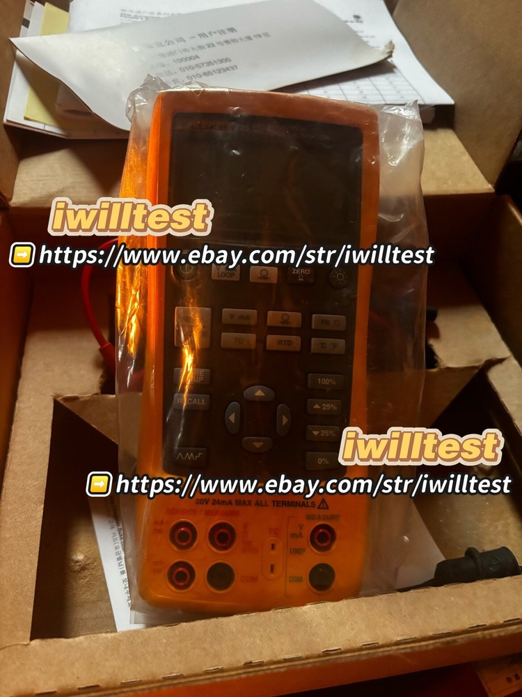 FLUKE 725 MULTIFUNCTION PROCESS LOOP MA VOLT MV CALIBRATOR NEW 2024 *IW